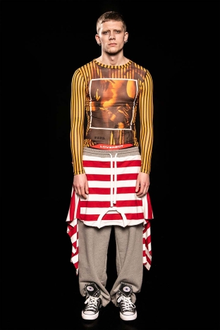 The Charles Jeffrey LOVERBOY AW 2025 collection. Look 18.
