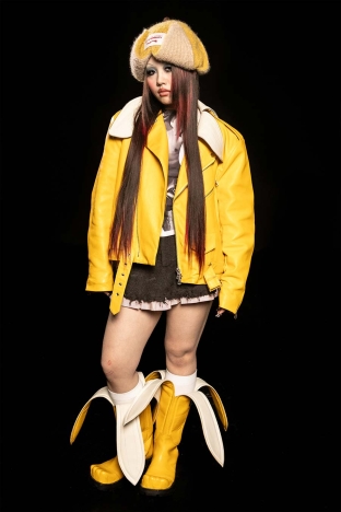 The Charles Jeffrey LOVERBOY AW 2025 collection. Look 20.