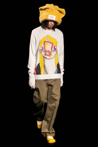The Charles Jeffrey LOVERBOY AW 2025 collection. Look 21.