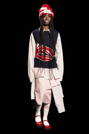 The Charles Jeffrey LOVERBOY AW 2025 collection. Look 3.