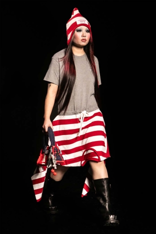The Charles Jeffrey LOVERBOY AW 2025 collection. Look 5.