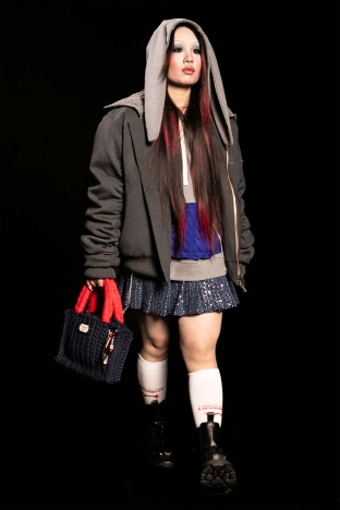 The Charles Jeffrey LOVERBOY AW 2025 collection. Look 7.