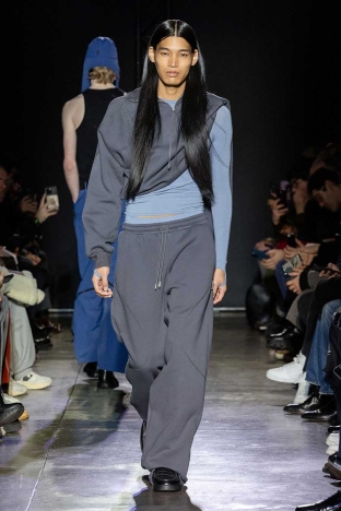 The Saul Nash Autumn Winter 2025 menswear collection shown during Milan Fashion Week. Look 10. Ponyboy magazine.