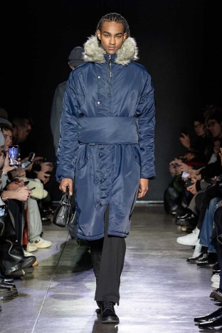 The Saul Nash Autumn Winter 2025 menswear collection shown during Milan Fashion Week. Look 7. Ponyboy magazine.