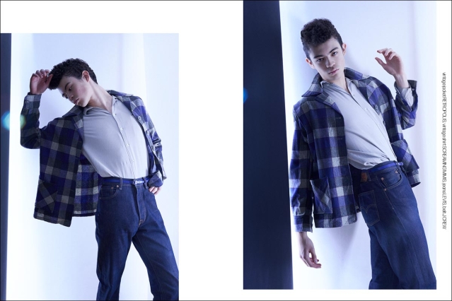Model Tate Moore from Muse Models. Photographed for Ponyboy by Alexander Thompson. Spread 6.