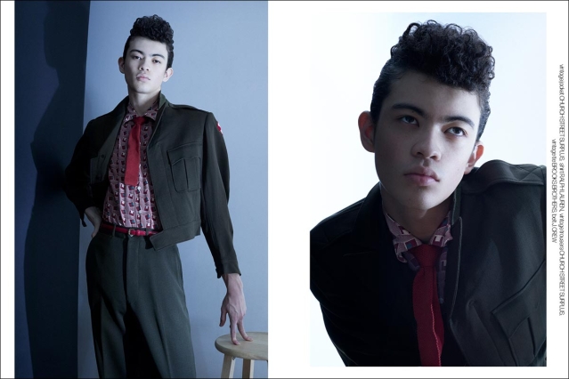 Model Tate Moore from Muse Models. Photographed for Ponyboy by Alexander Thompson. Spread 8.