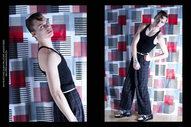 Model Erik Harding from Crawford Models. Photographed for Ponyboy by Alexander Thompson. Spread 3.