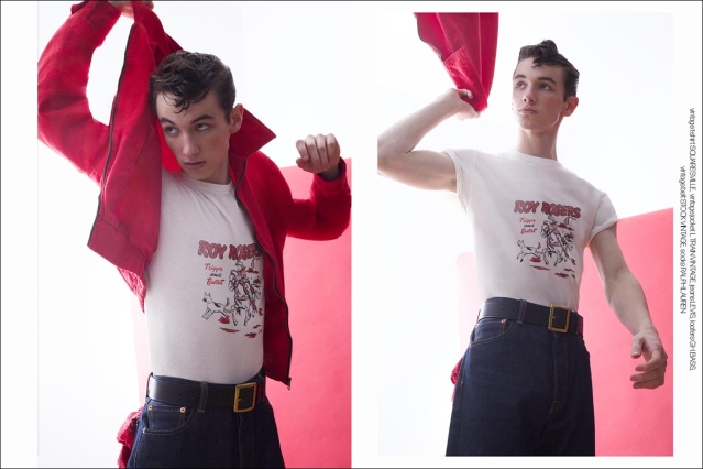 Model Parker Haws from Muse Models. Photographed for Ponyboy by Alexander Thompson. Spread 3.