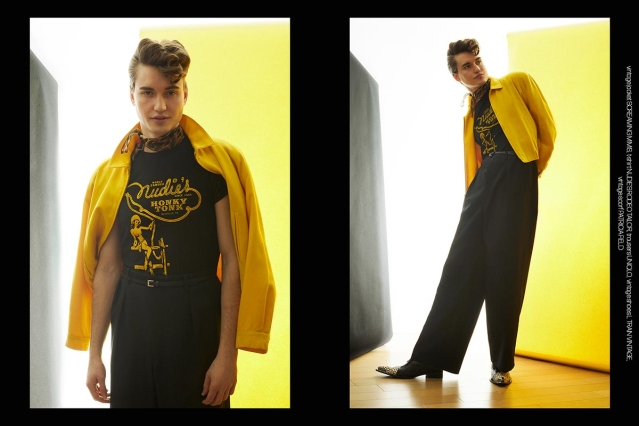 Model Ivan Vuckovic from Muse Models. Photographed for Ponyboy by Alexander Thompson. Spread 10.