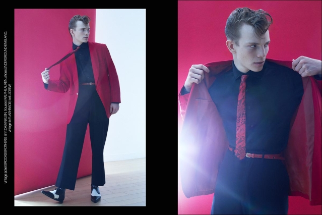 Model Casey Hare from Crawford Models. Photographed for Ponyboy by Alexander Thompson. Spread 3.