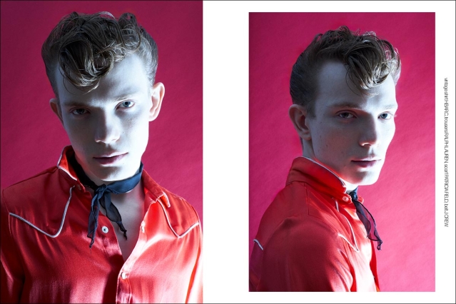 Model Casey Hare from Crawford Models. Photographed for Ponyboy by Alexander Thompson. Spread 4.