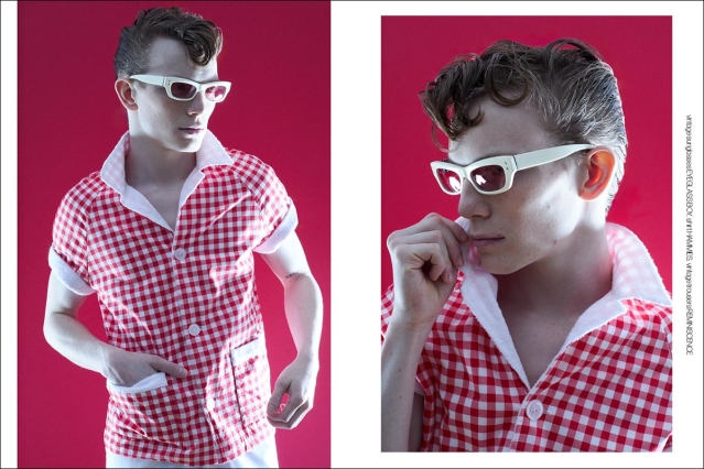 Model Casey Hare from Crawford Models. Photographed for Ponyboy by Alexander Thompson. Spread 5.