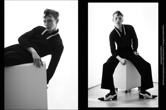 Model Casey Hare from Crawford Models. Photographed for Ponyboy by Alexander Thompson. Spread 7.