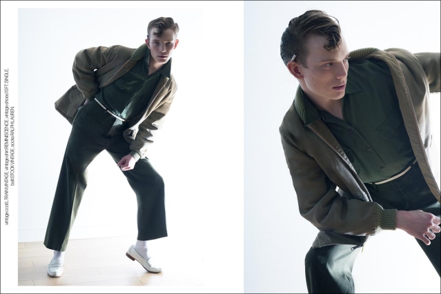 Model Casey Hare from Crawford Models. Photographed for Ponyboy by Alexander Thompson. Spread 8.