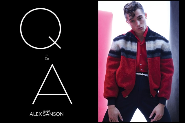 Actor/model Alex Sanson from State Management. Photographed for Ponyboy by Alexander Thompson. Opening spread.