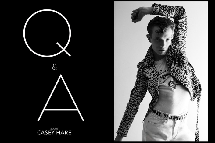 Model Casey Hare from Crawford Models. Photographed for Ponyboy by Alexander Thompson. Opening spread.