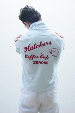 Model Kyle Bender from Crawford Models. Photographed for Ponyboy by Alexander Thompson in New York City. Look 4.