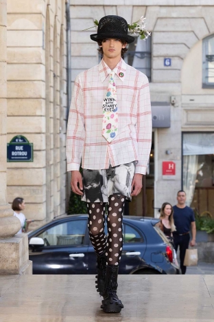The Walter Van Beirendonck Spring Summer 20206 collection. Look 7.