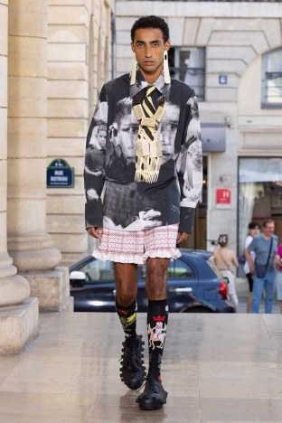 The Walter Van Beirendonck Spring Summer 20206 collection. Look 15.