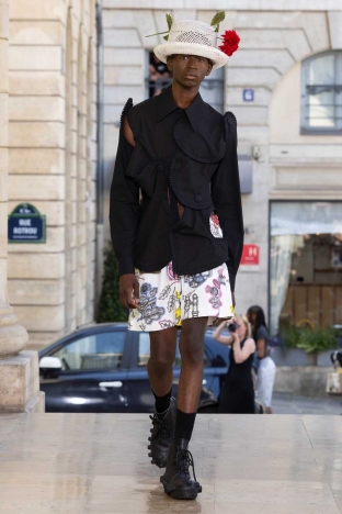 The Walter Van Beirendonck Spring Summer 20206 collection. Look 30.