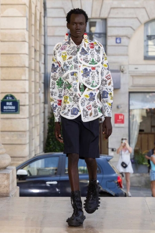 The Walter Van Beirendonck Spring Summer 20206 collection. Look 35.