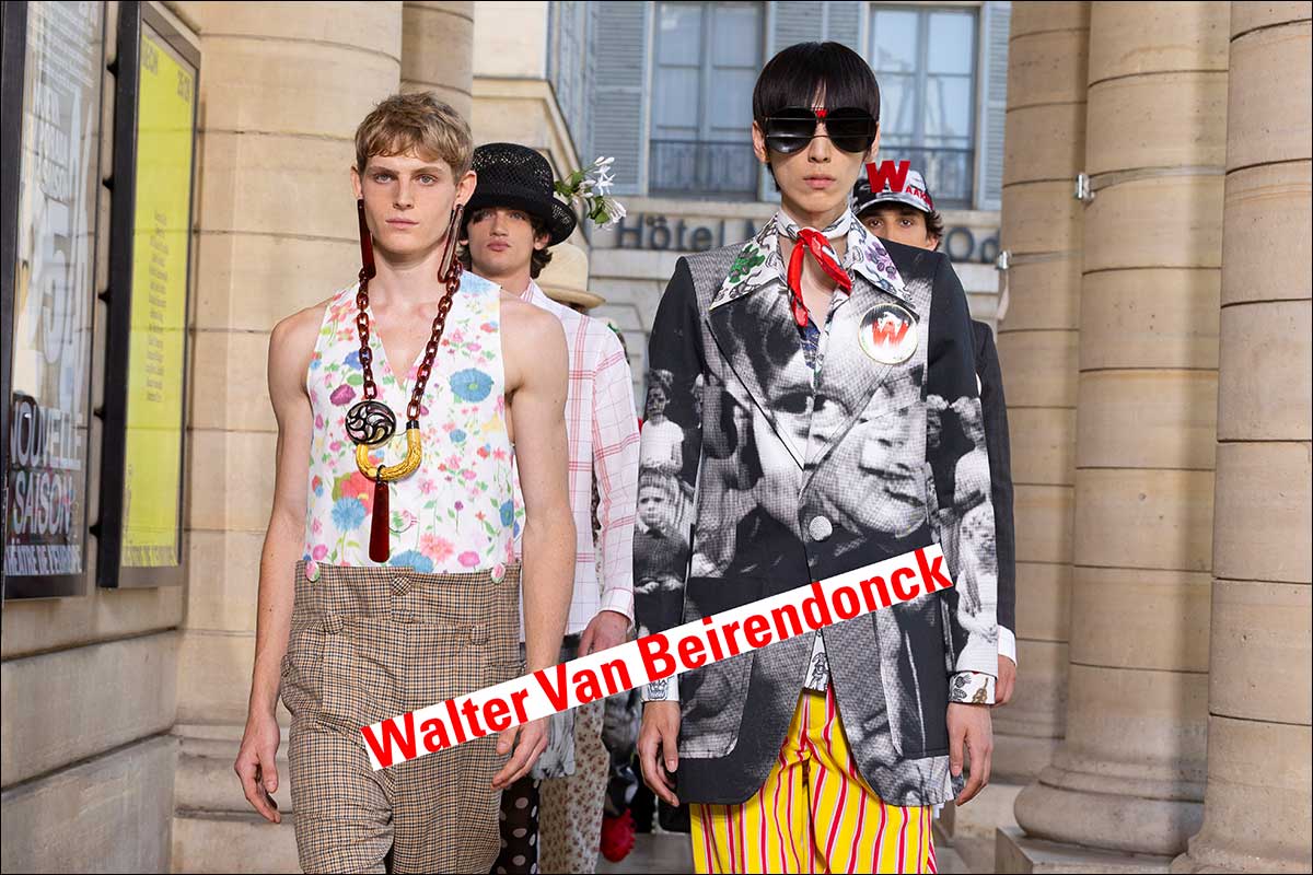 The Walter Van Beirendonck Spring Summer 20206 collection. Opener.