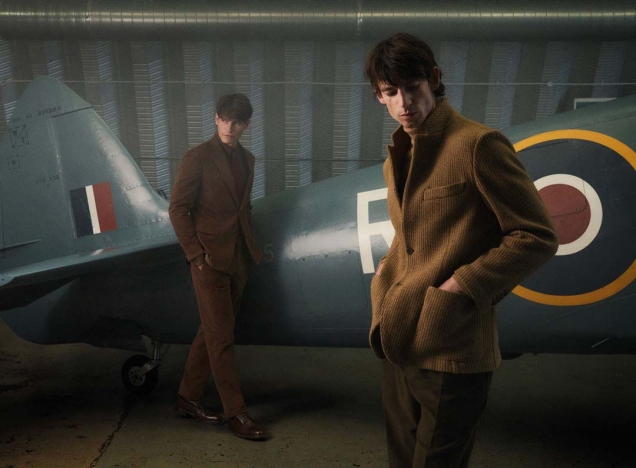 The Autumn/Winter 2025 collection from Gieves & Hawkes - "Eyes in the Sky" - 15.