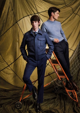 The Autumn/Winter 2025 collection from Gieves & Hawkes - "Eyes in the Sky" - 7.