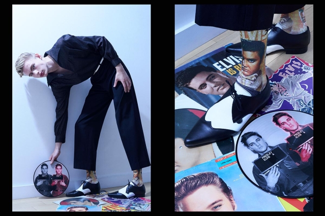 Model Jacob Lipton from Crawford Models. Photographed for Ponyboy by Alexander Thompson in New York City. Spread 5.