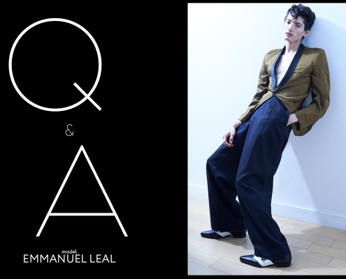 Model Emmanuel Leal from Muse Management. Photographed for Ponyboy by Alexander Thompson in New York City. Opening spread.