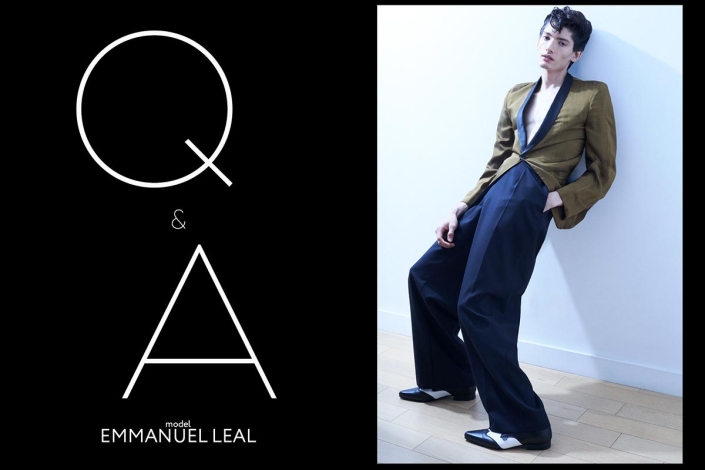 Model Emmanuel Leal from Muse Management. Photographed for Ponyboy by Alexander Thompson in New York City. Opening spread.