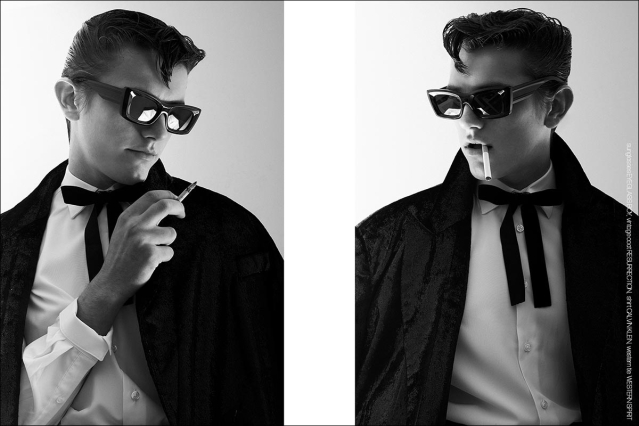 Model Danyil Zhuchko from Soul Artist Management. Photographed for Ponyboy by Alexander Thompson in New York City. Spread 13.