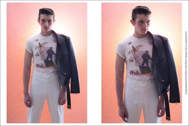 Model Danyil Zhuchko from Soul Artist Management. Photographed for Ponyboy by Alexander Thompson in New York City. Spread 2.