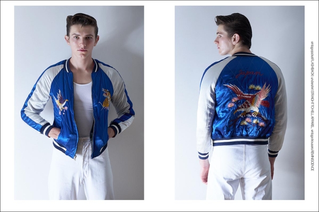 Model Danyil Zhuchko from Soul Artist Management. Photographed for Ponyboy by Alexander Thompson in New York City. Spread 3.