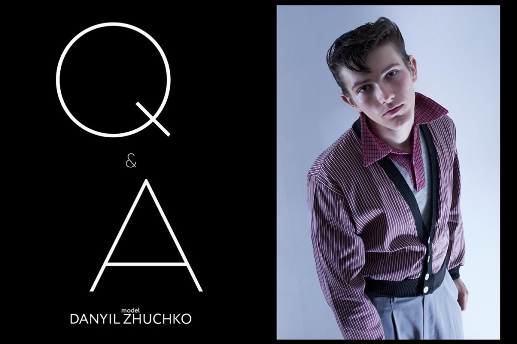 Model Danyil Zhuchko from Soul Artist Management. Photographed for Ponyboy by Alexander Thompson in New York City. Opening spread.