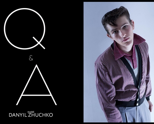 Model Danyil Zhuchko from Soul Artist Management. Photographed for Ponyboy by Alexander Thompson in New York City. Opening spread.