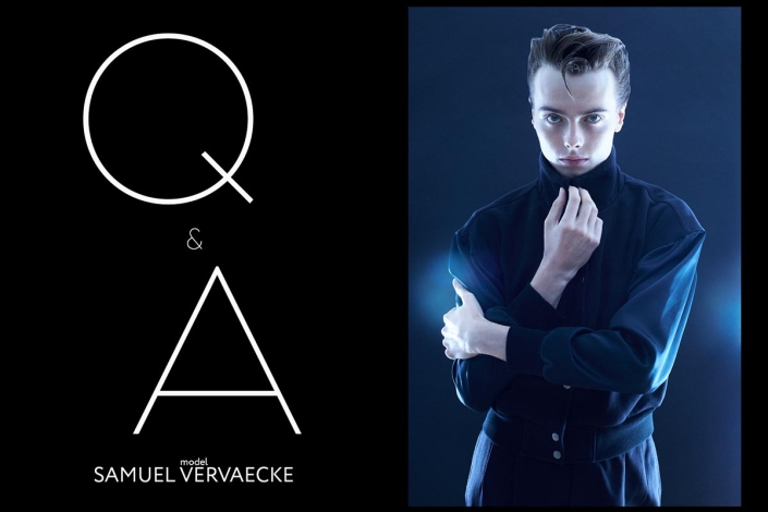 Model Samuel Vervaecke from Two Management NY. Photographed for Ponyboy by Alexander Thompson in New York City. Opening spread.