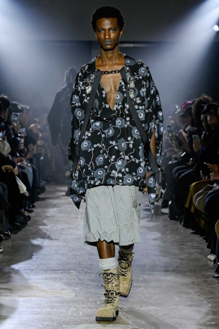 "Heaven" - KIDILL Fall Winter 2026-27 collection by Hiroaki Sueyasu. Look 2.