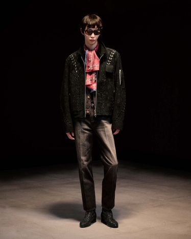 The MASU AW 2026/27 menswear collection - "Sugar Riot". Look 5.