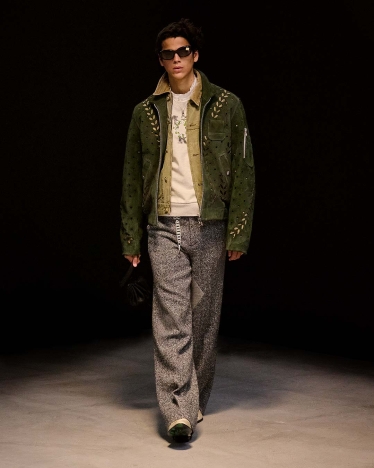 The MASU AW 2026/27 menswear collection - "Sugar Riot". Look 7.