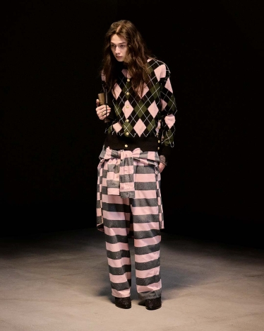 The MASU AW 2026/27 menswear collection - "Sugar Riot". Look 9.