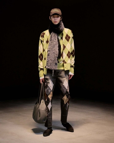 The MASU AW 2026/27 menswear collection - "Sugar Riot". Look 11.