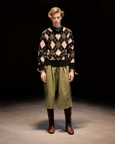 The MASU AW 2026/27 menswear collection - "Sugar Riot". Look 13.