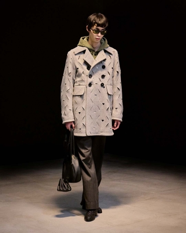 The MASU AW 2026/27 menswear collection - "Sugar Riot". Look 14.