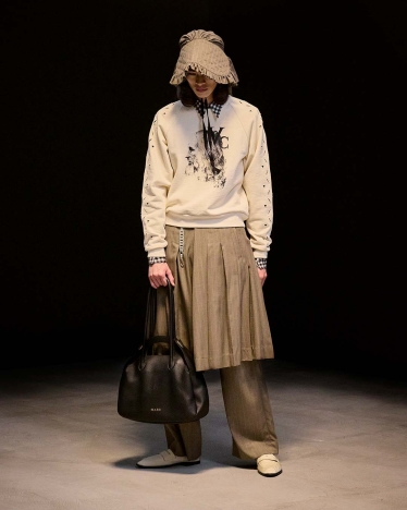 The MASU AW 2026/27 menswear collection - "Sugar Riot". Look 15.