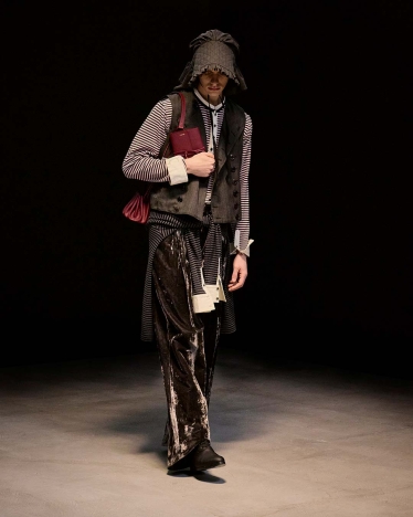 The MASU AW 2026/27 menswear collection - "Sugar Riot". Look 18.