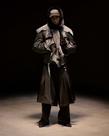 The MASU AW 2026/27 menswear collection - "Sugar Riot". Look 19.
