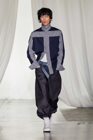 The Saul Nash FW 2026 "Masquerade" menswear collection. Look 3.