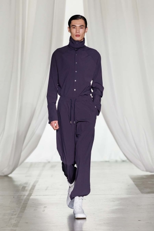 The Saul Nash FW 2026 "Masquerade" menswear collection. Look 5.