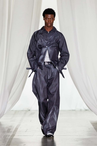 The Saul Nash FW 2026 "Masquerade" menswear collection. Look 7.